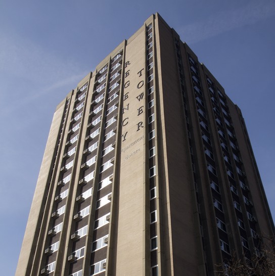 Second-alarm blaze breaks out at 20-story apartment building in Detroit