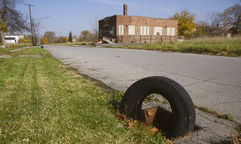 File photo of similar manhole cover in Detroit. 
