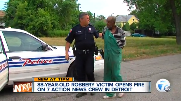 Elderly Detroiter accused of shooting at WXYZ news crew