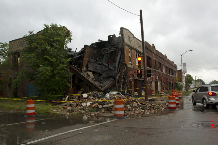Scene of ugly car crash to remain untouched for up to month in Detroit