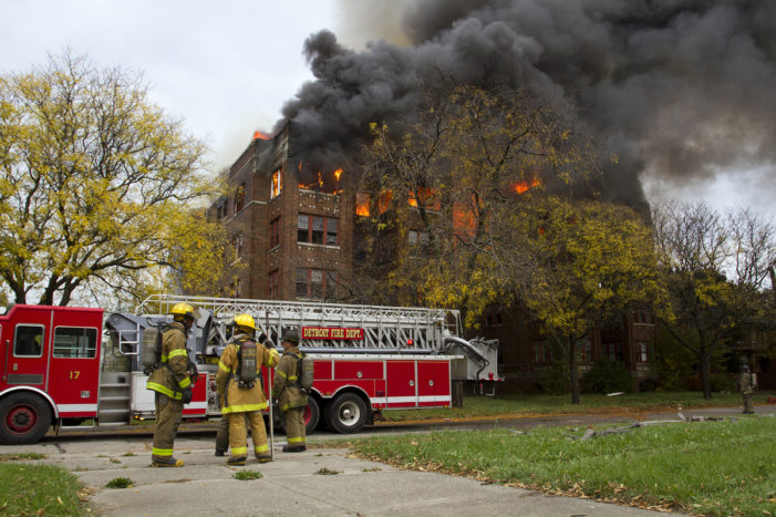 Suspicious fires gut church, apartment building, 5 houses in 3-block area