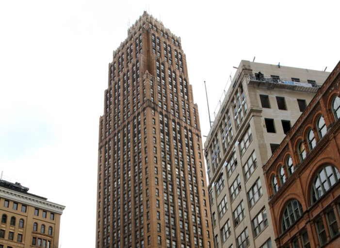 Chinese company neglects another art deco gem in downtown Detroit as skyscraper floods