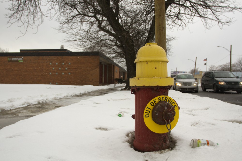 hydrants Chandler park branch library 