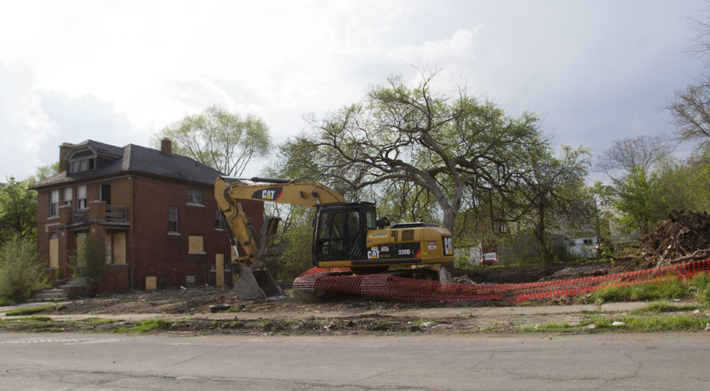 Demolition crews knocked down more than 8,500 houses and buildings since January 2014. 