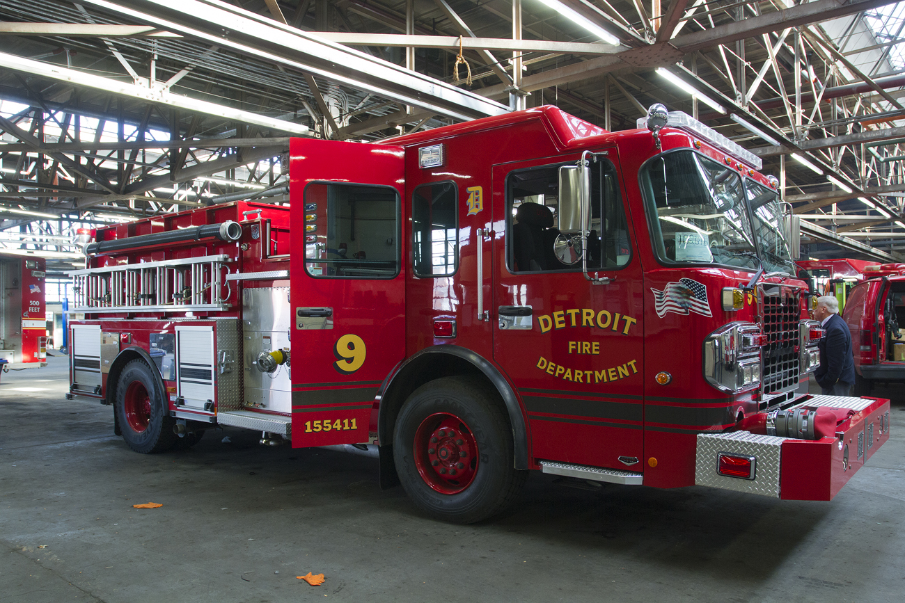 The first of six new Smeal engines is pictured here. Photos by Steve Neavling. 