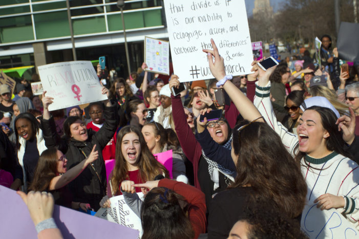 40 photos: Thousands rally against Trump at women’s march in Detroit