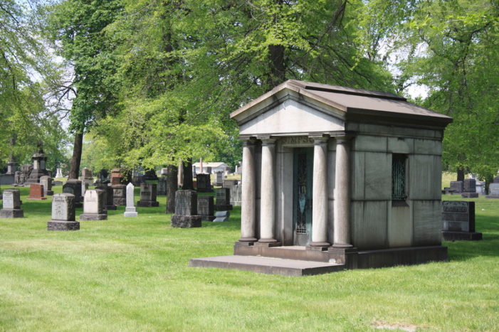 Vandals smash urns, spray graffiti at historic cemetery in Detroit
