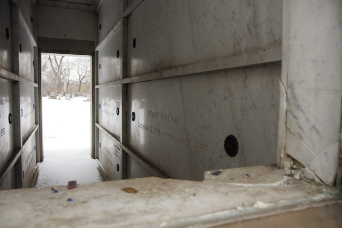 Cemetery theft: Close-up look at mausoleums damaged at historic Woodmere Cemetery