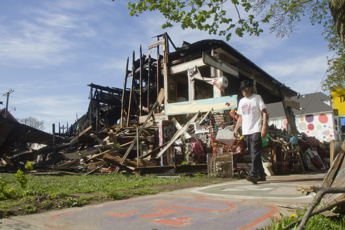 Lens on Detroit: Suspicious fire ravages major installation at Heidelberg Project