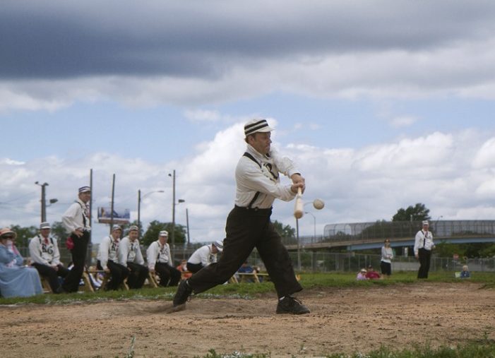 Fans reclaim Tiger Stadium, open imaginations with 1860s baseball, peanuts & Faygo