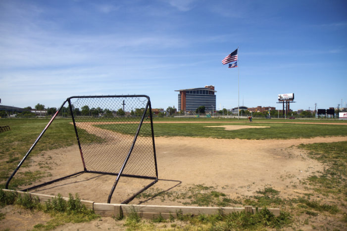 Badly bruised body found at Tiger Stadium field in Corktown this morning