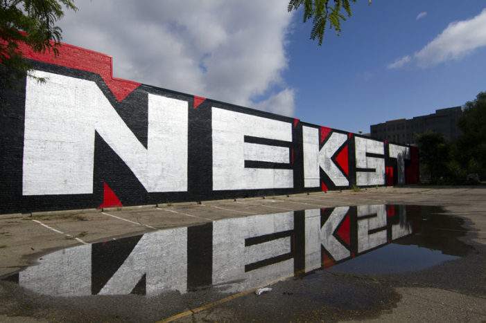 Video: Watch artists paint tribute to graffiti giant Nekst on Detroit museum