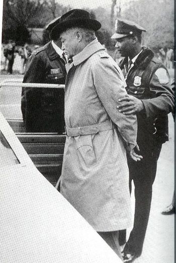 Jan. 7, 1985: Mayor Young arrested protesting apartheid outside South African Embassy