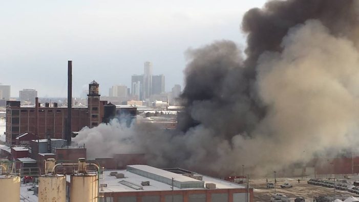A closer look: Why Detroit firefighters gave up on factory blaze