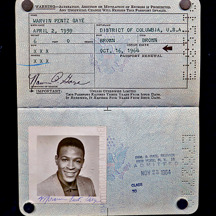 Detroiter finds 1964 Marvin Gaye passport worth at least $20,000