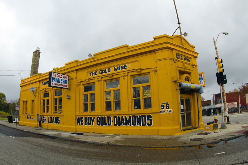 The Gold Mine, a pawn shop, 6301 Gratiot Ave