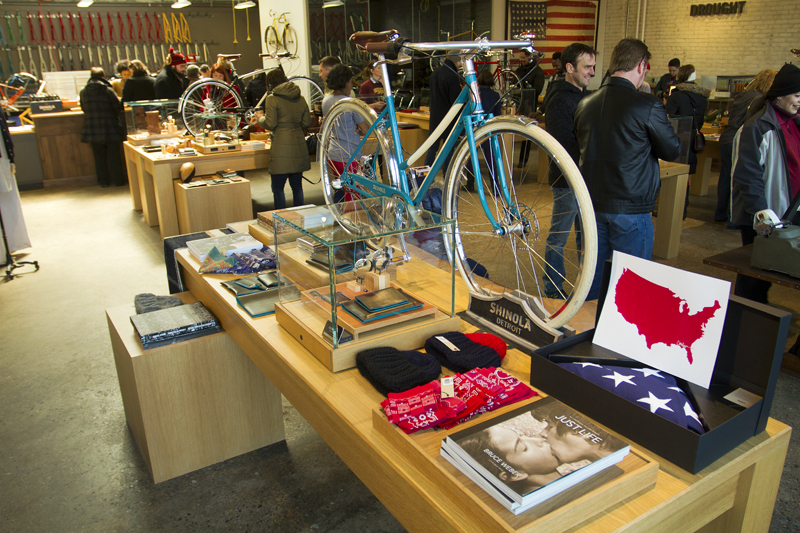 Shinola's flagship store in Detroit. 