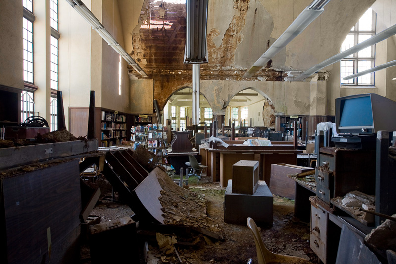 The Mark Twain Branch was so badly scrapped that it was demolished in 2011.  