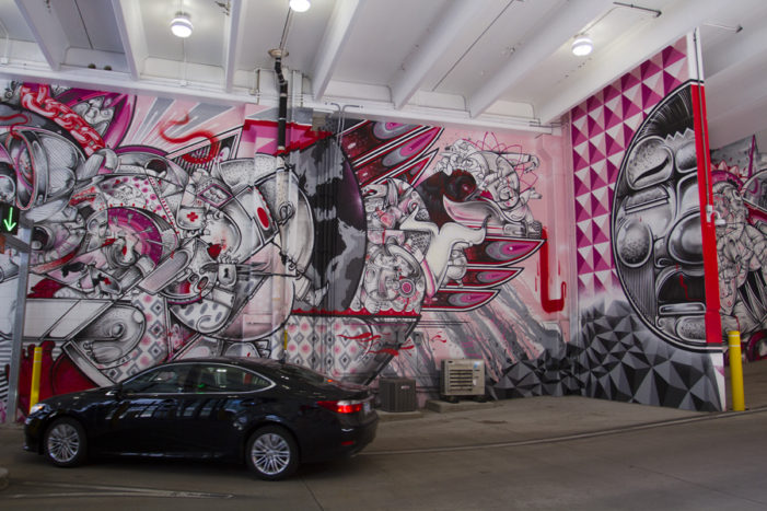 23 images of downtown Detroit’s mural-splashed parking garage