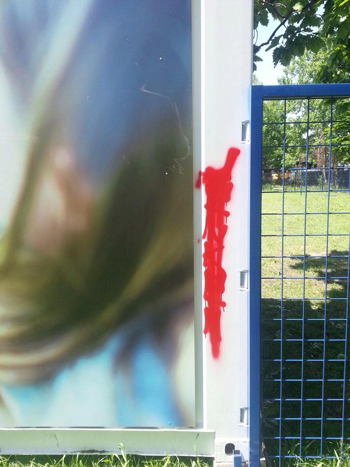 Dog park vandalism