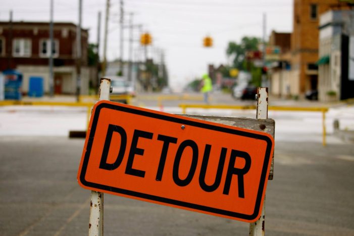 Grosse Pointe Park blocks off main road at Detroit border to build farmers market