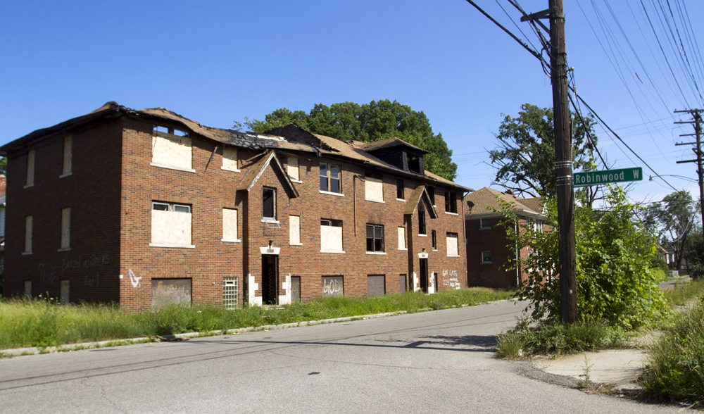 An arsonist struck this apartment building at least three times in the past month.  
