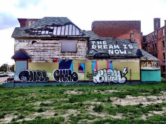 Graffiti vandals strike nonprofit Imagination Station in Detroit