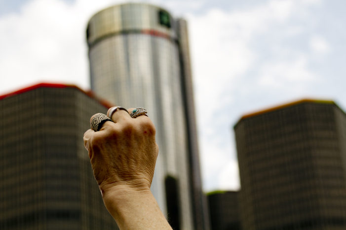 Photos: Protests over water shutoffs increase, drawing about 1,000 to downtown Detroit