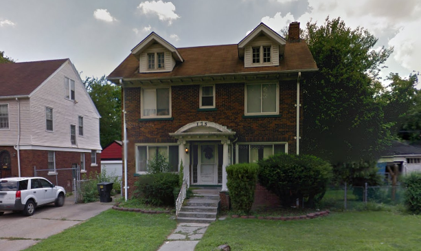 This house sits on a wide lot at 175 W. Grixdale. Taxes owed: $33,900.  