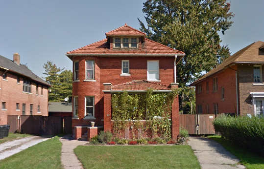 Two-story brick home at 926 Alter. Taxes owed: $25,051. 