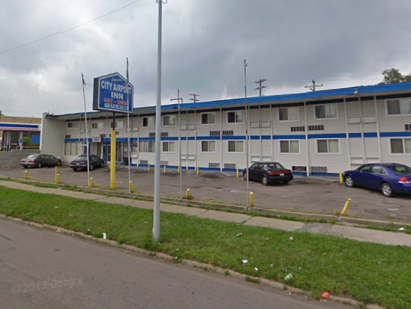 The City Airport Inn at 10945 Gratiot. Taxes owed: $45,452. 