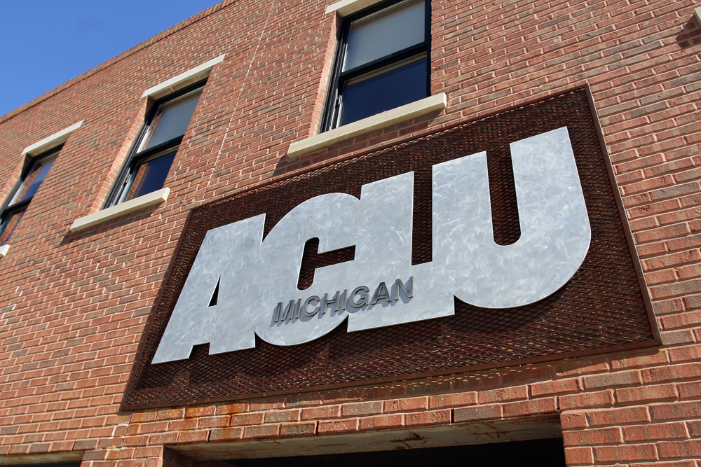 ACLU of Michigan on Woodward_9740