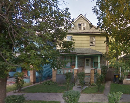 The dogs were living at this house on the 4500 block of Pennsylvania in Detroit. 