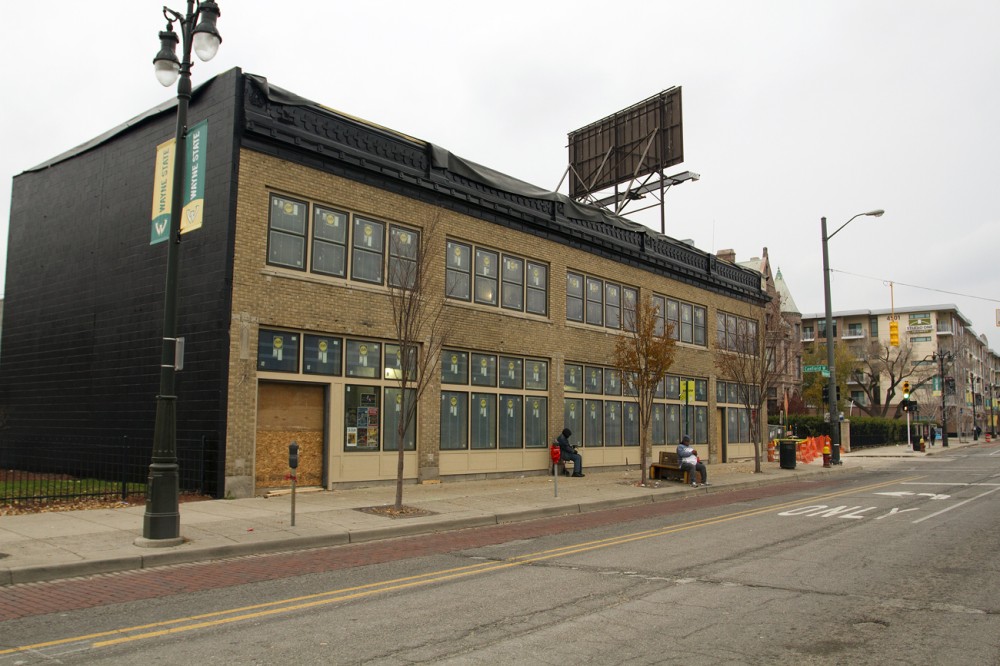 The HopCat building is historic and used to share a block with the Graystone Ballroom. 