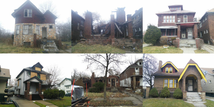 Mystery: Fires break out in 7 houses on 1 block in Detroit