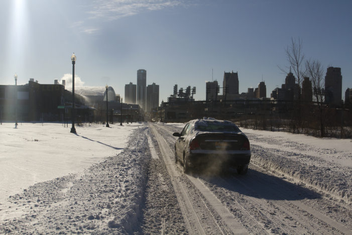 20 photos: Walking downtown following Detroit’s historic snowfall