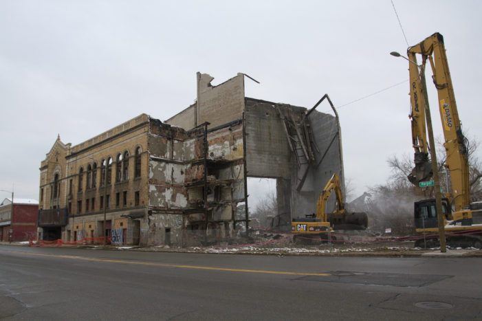 Photos: Demolition begins on legendary, crumbling Eastown Theatre