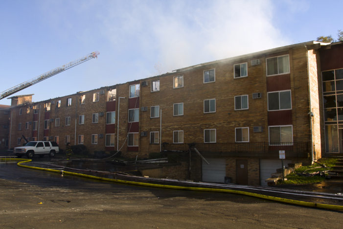 Tenant eradicating bed bugs believed to have started 3-alarm blaze