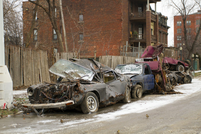 Mystery behind vintage cars piled up in the Cass Corridor