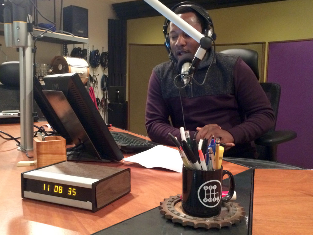 Bankole Thompson on his last radio show on WDET. 