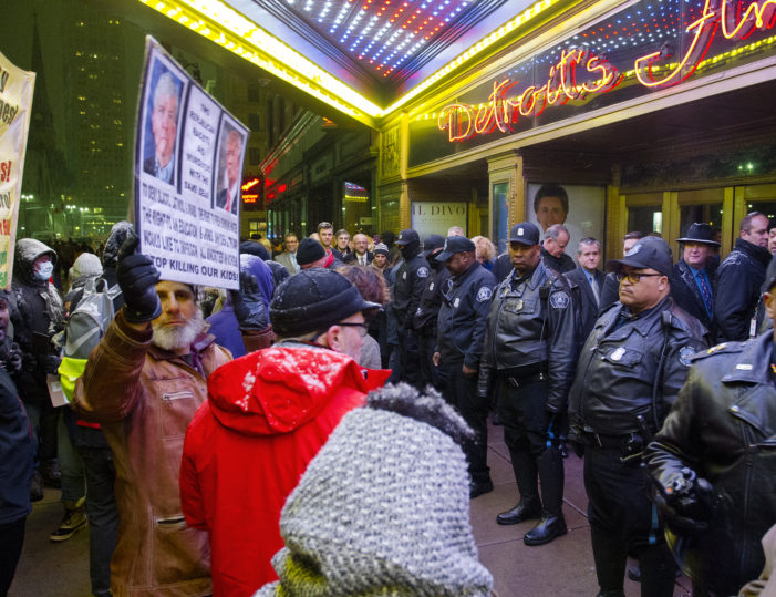 Photos of Protest: Hundreds gathered outside GOP debate in Detroit