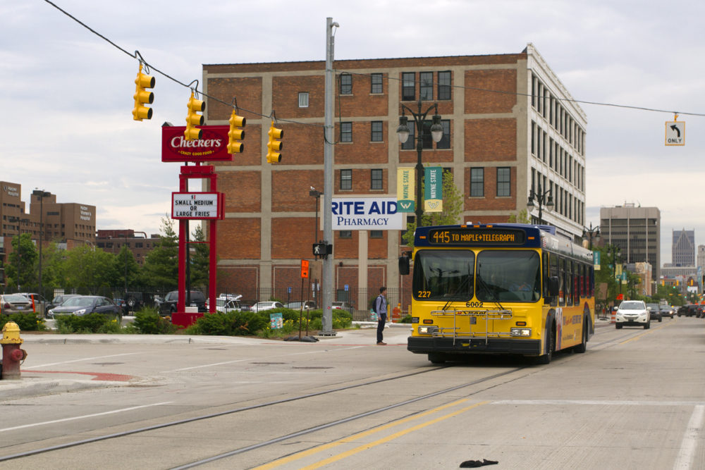 Some public buses may be squeezed off of Woodward to give more room to the QLine. 