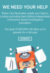 Donate to Motor City Muckraker