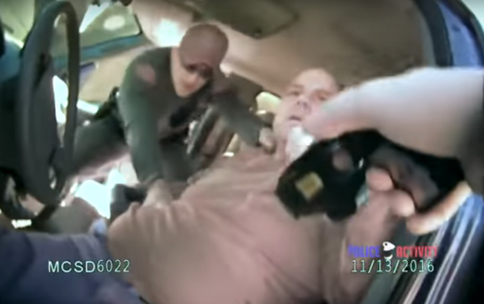 Video: Drunken sheriff’s lieutenant nearly tasered for refusing to cooperate