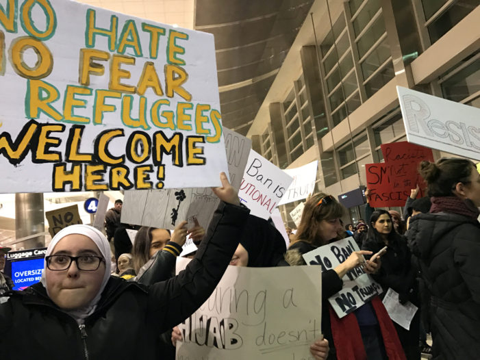 15 photos: Thousands protest Muslim ban at Detroit Metro Airport