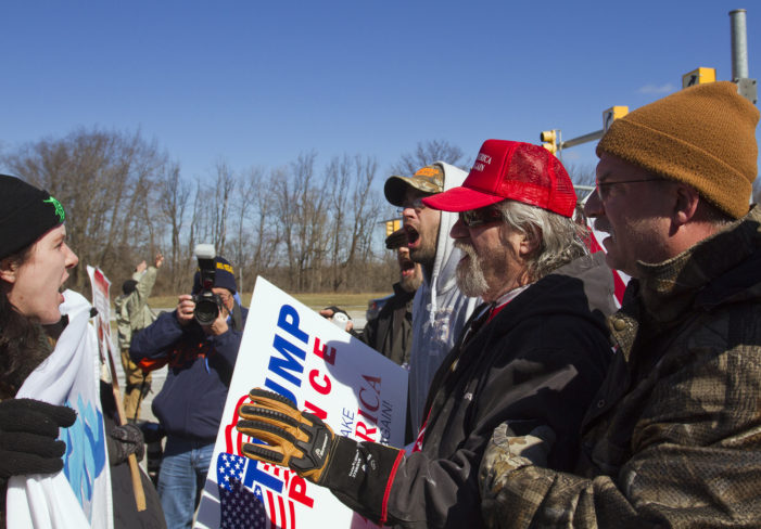 33 photos: Clashes break out before pro-Trump march in Sterling Heights