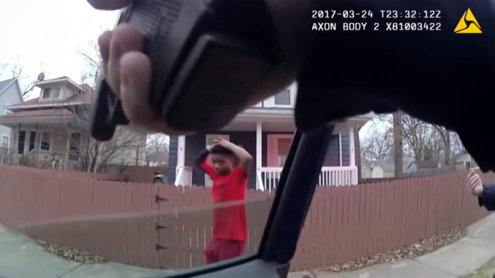 Video shows Grand Rapids cop pointing guns at black children